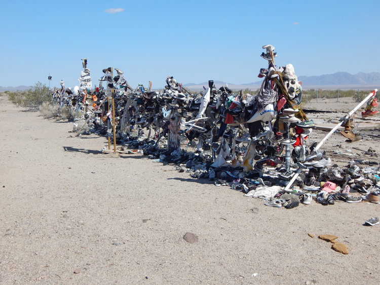 Shoe Fence, California Route 62, Rice, California