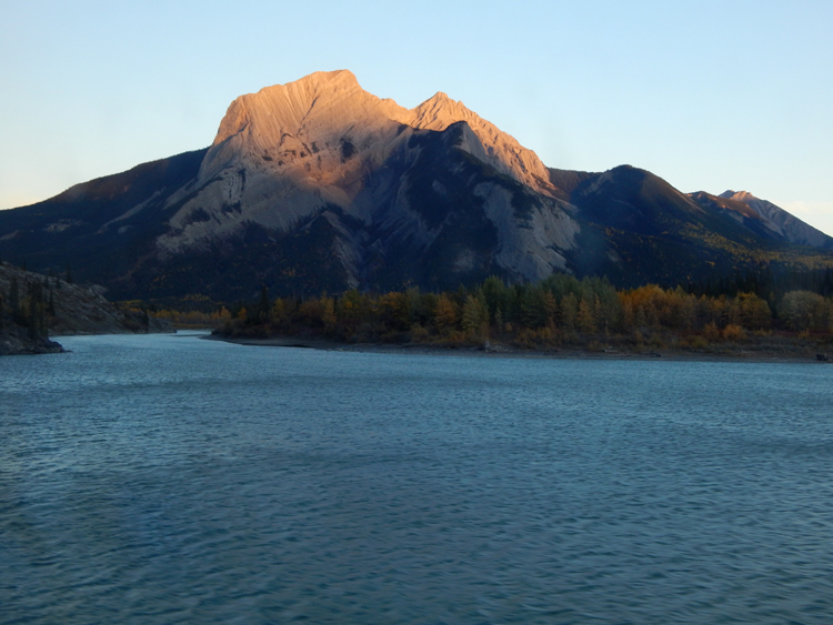 view from Winnipeg-to-Jasper train