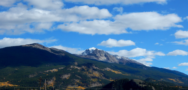 Jasper, Alberta - Jasper National Park, view from railway station