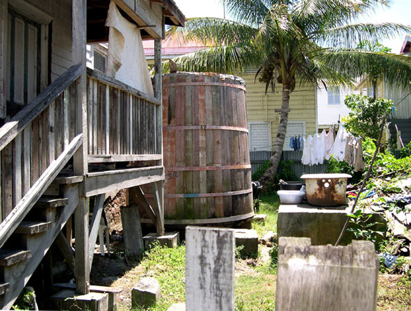Belize City, back yard