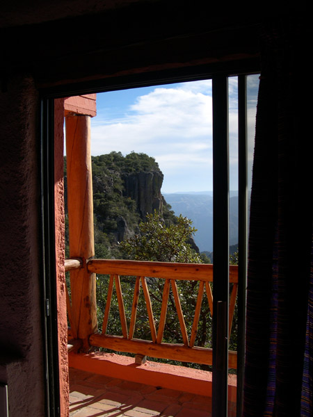 Posada Barrancas Mirador, from inside Room 40 - view #1