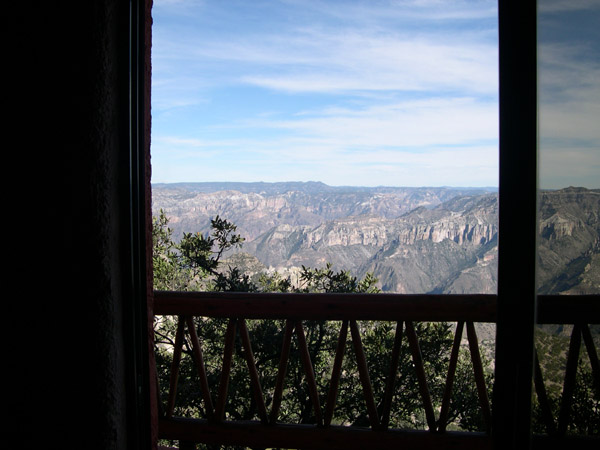 Posada Barrancas Mirador, from inside Room 40 - view #2