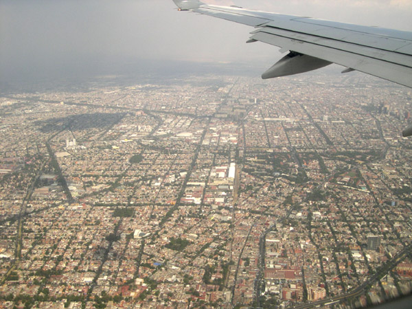 Mexico D.F. - from the air