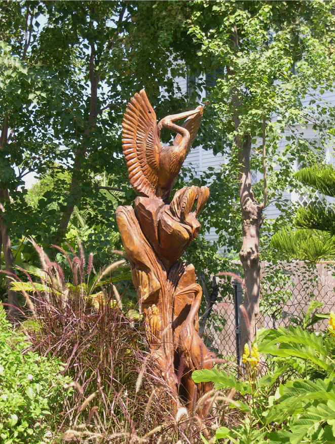 Galveston, Texas - Tree Sculpture - birds