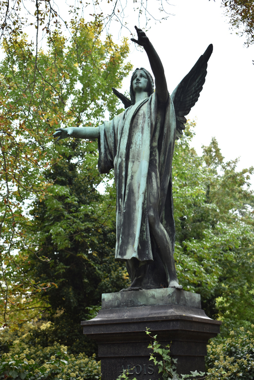 Prague Olsany Cemetery - Turek grave sculpture