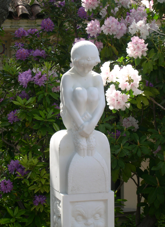 Hearst Castle - faun marble