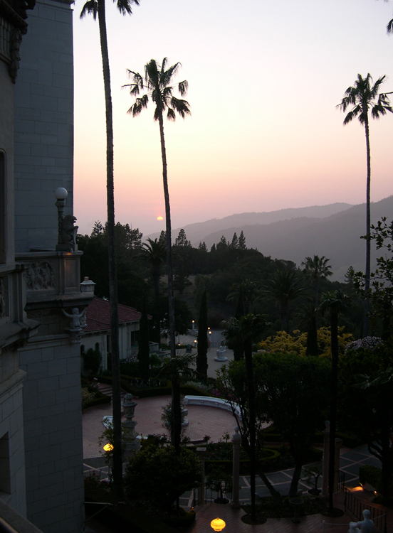 Hearst Castle - sunset