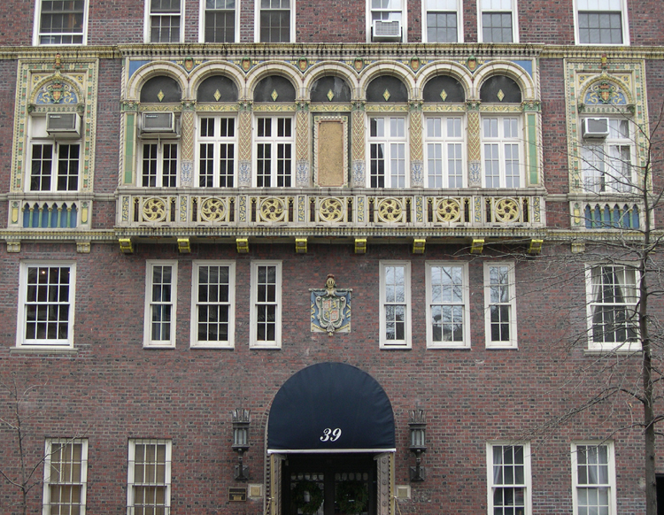 New York - building at 39 Fifth Avenue