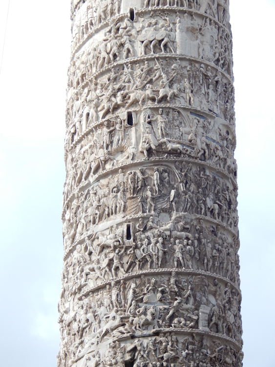 Colonna di Marco Aurelio, Piazza Colonna, Roma
