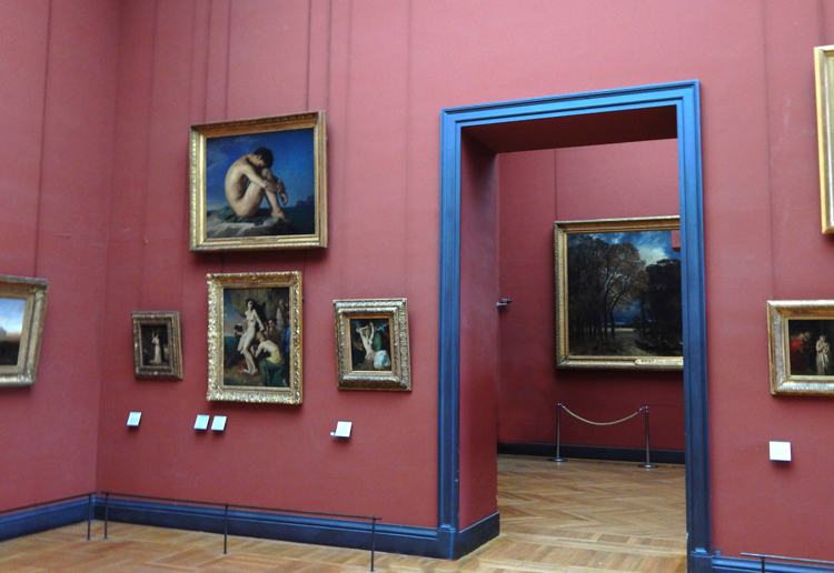 Flandrin, Jeune homme nu, Louvre, Paris