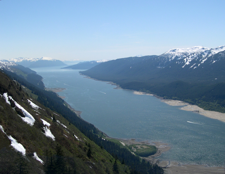 Alaska - The Inside Passage, seen from Mt Roberts