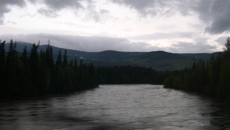 The Canadian (train) - early morning