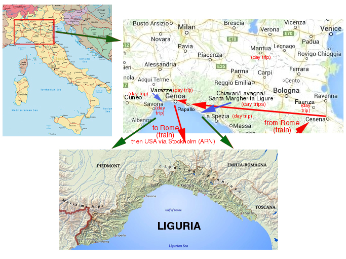 Italy itinerary