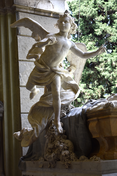 Cimitero Monumentale di Staglieno - Tomba Famiglia Carlo di G.B. Casella, Giovanni Scanzi, sculptor (after restoration)