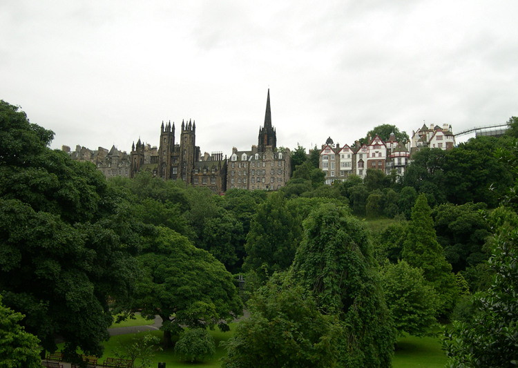 Edinburgh cliffs