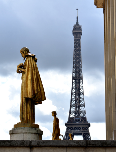 Tour Eiffel from Palais de Chaillot, Paris