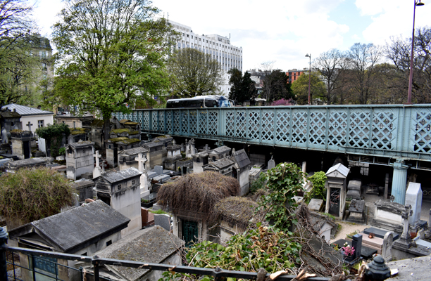 Pont de Caulaincourt, Cimetiere de Montmartre