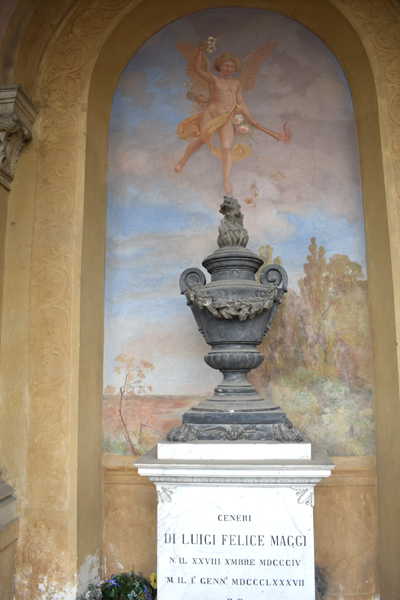 fresco, Maggi tomb, Cimitero di Pavia