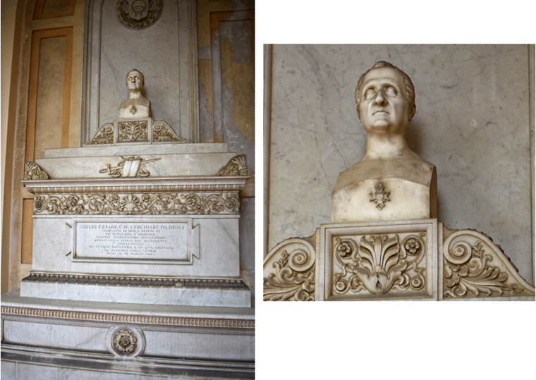 Tomba Giulio Cesare Cerchiari, Cimitero del Piratello di Imola