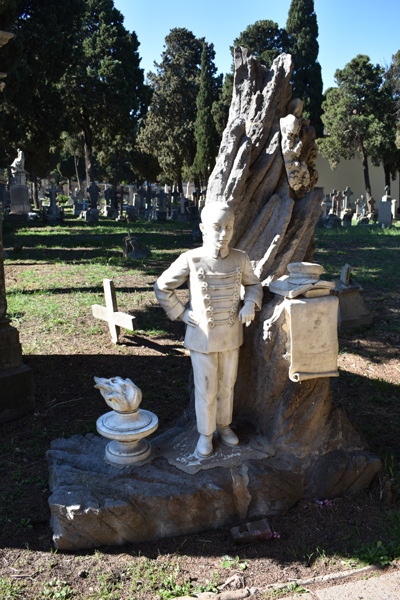 Ciprietti monument, Cimitero di Bonaria, Cagliari