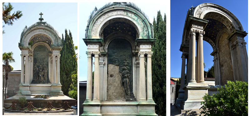 vandalism, Monumento della Sposa, Cimitero di Poggioreale, Napoli