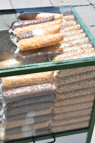 corn for pigeons, Plaza Murillo, La Paz, Bolivia