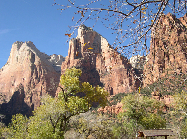 Zion National Park, The Three Patriarchs